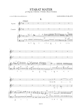 Stabat Mater - Alessandro Scarlatti - Partition - Duos