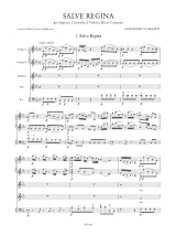 Salve Regina pour Soprano, Alto, 2 violons et continuo - Score