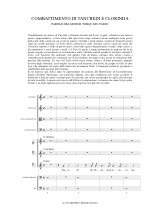 Combattimento di Tancredi e Clorinda. Trio - MONTEVERDI - Partition