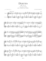 Duetto Op.3 N°2 En Fa Maj. G.57 - BOCCHERINI - Partition - Violon