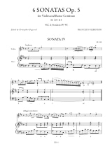 6 Sonates Op. 5 pour Violon et basse continue - Vol.2 : Sonates 4-6