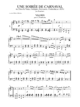 Une Soirée de Carnaval - Partition - Piano