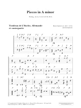 Anthology of 17th century French Pieces vol. 3 - 2 Luths - Partition