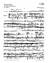 Sonate F-Dur - Richard Strauss - Partition