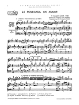 Le rossignol en amour - Le rossignol vainqueur - COUPERIN - Partition