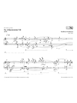 Nr. 4 Klavierstück VII - STOCKHAUSEN - Partition - Piano