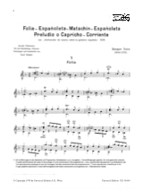 Folia - Espanoleta - Matachin - Espanoleta - Preludio o Capricho - Corriente