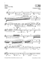 Debla Solo 6 für Flöte - Cristóbal Halffter - Partition