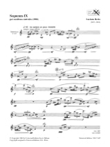 Sequenza IX B - BERIO - Partition - Saxophone