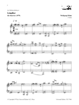 Ländler für Klavier 1979 - Wolfgang Rihm - Partition - Piano