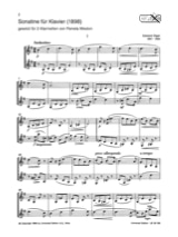 Sonatine 1898 - ELGAR - Partition - Clarinette