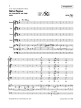 Salve Regina. Choeur seul - PÄRT - Partition - Chœur