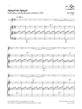 Spiegel im Spiegel 1978/2003 - PÄRT - Partition - Clarinette