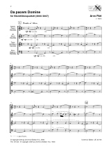 Da Pacem Domine - PÄRT - Partition - Flûte à bec