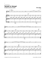 Spiegel Im Spiegel 1978 - PÄRT - Partition - Hautbois