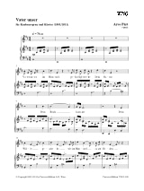Vater Unser - PÄRT - Partition - Mélodies