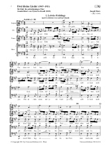 Drei kleine Lieder - Joseph Marx - Partition - Chœur