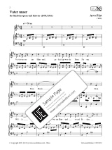 Vater unser - PÄRT - Partition - Chœur