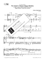 The Soloist's Ultimate Happy Birthday - Aleksey Igudesman - Partition