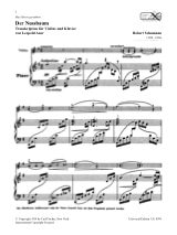 Der Nussbaum - Le Noyer - Violon et piano - SCHUMANN - Partition