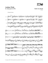 Arabian Waltz - String Quartet Parts + Score - Khalil Rabih Abou